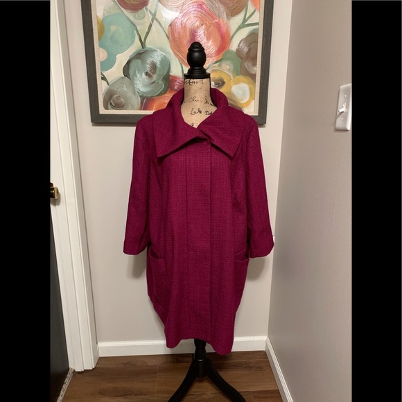 Relativity Jackets & Blazers - Gorgeous Vintage Inspired Relativity Swing Coat💕